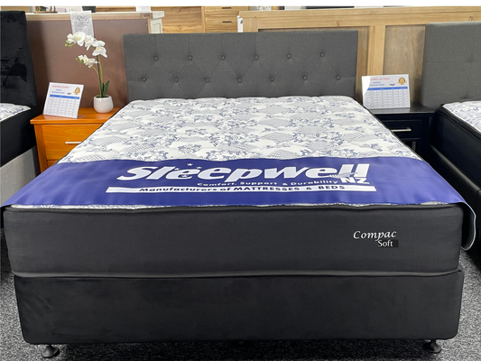 Sleepwell Compac Soft Mattress with base